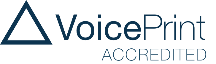 VoicePrint accredited logo