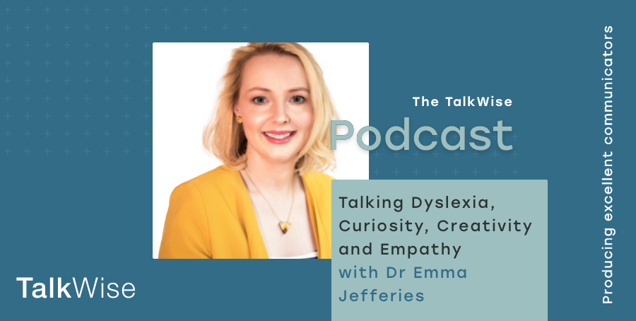 Featured image for “S2E9: Talking Dyslexia, Curiosity, Creativity and Empathy, with Dr. Emma Jeffries”